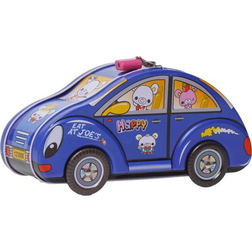 GOUNARIDIS-DI Κουμπαράς αυτοκίνητο μεταλλικός με κλειδαριά 4 χρώματα (FS-010)