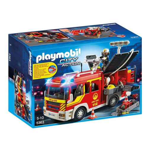 Playmobil Πυροσβεστικό όχημα με φάρο και σειρήνα (5363)