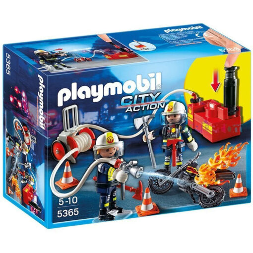 Playmobil Πυροσβέστες Με Αντλία Νερού (5365)