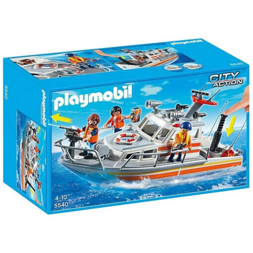 Playmobil Ταχύπλοο Σκάφος Ακτοφυλακής (5540)