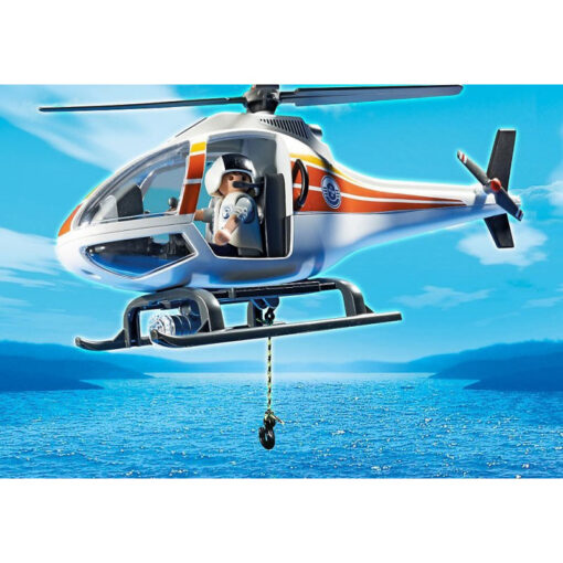 Playmobil Ελικόπτερο Με Κάδο Πυρόσβεσης (5542)