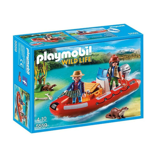 Playmobil Φουσκωτό Σκάφος Με Εξερευνητές (5559)