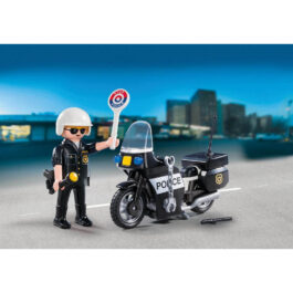 Playmobil Βαλιτσάκι Αστυνόμος με μοτοσικλέτα (5648)