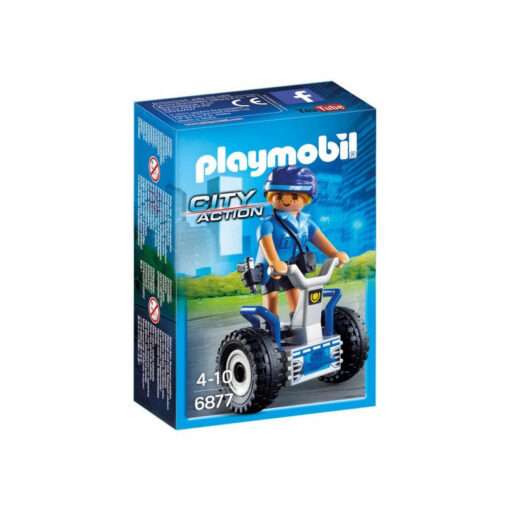 Playmobil Γυναίκα αστυνομικός με Balance Racer (6877)