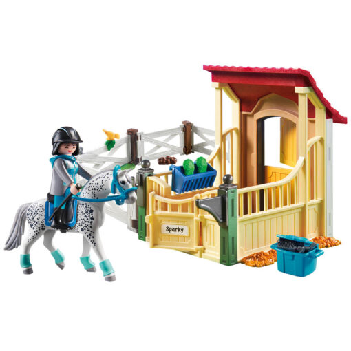 Playmobil Άλογο Απαλούζα με στάβλο (6935)