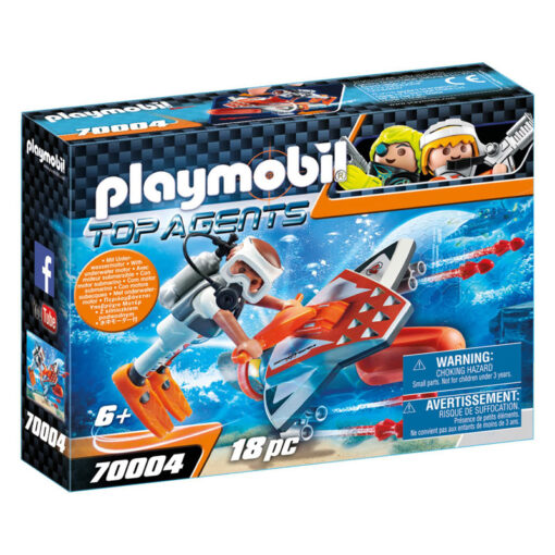 Playmobil Υποθαλάσσιο Τζετ της Spy Team (70004)