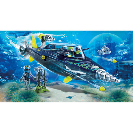 Playmobil Σκάφος υποβρύχιων καταστροφών της SHARK Team (70005)