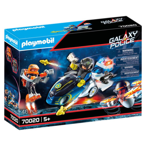 Playmobil Μοτοσικλέτα Galaxy Police (70020)