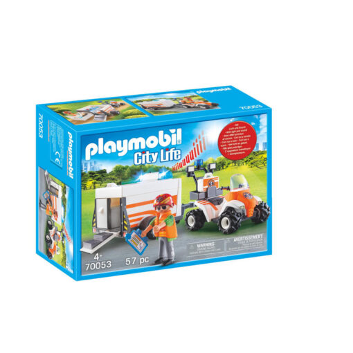 Playmobil Διασώστης με Γουρούνα και Τρέιλερ (70053)