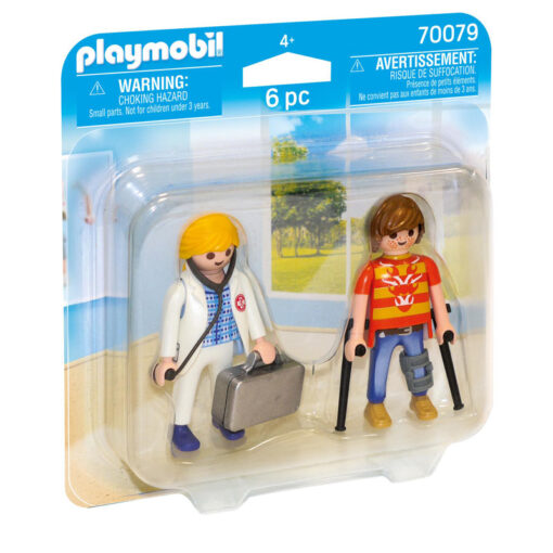 Playmobil Duo Pack Γιατρός και ασθενής (70079)
