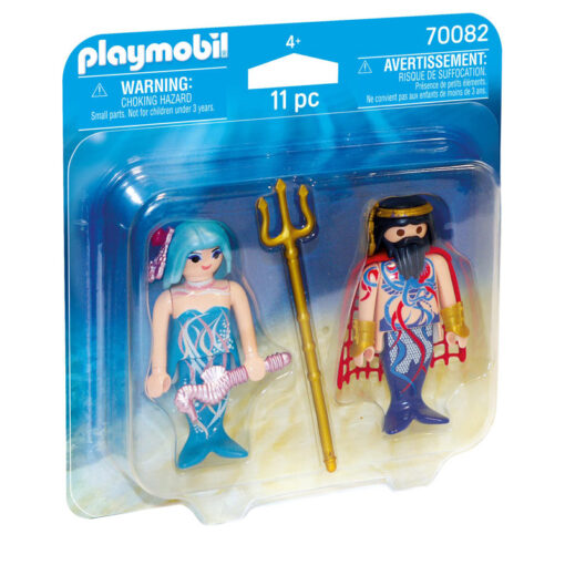 Playmobil Duo Pack Βασιλιάς της Θάλασσας και Γοργόνα (70082)