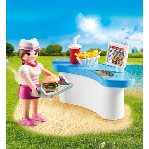 Playmobil Σερβιτόρα Fast Food (70084)