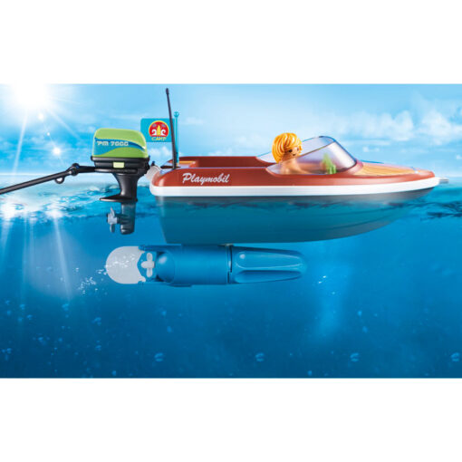 Playmobil Ταχύπλοο σκάφος με φουσκωτές κουλούρες (70091)