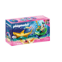 Playmobil Βασιλιάς της Θάλασσας με άμαξα καρχαρία (70097)
