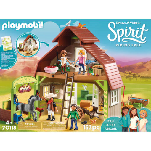 Playmobil Αχυρώνας με τη Λάκυ, την Πρου και την Άμπιγκεϊλ (70118)
