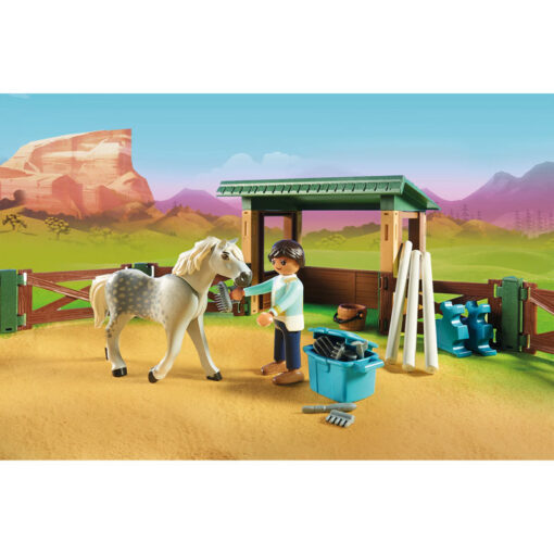 Playmobil Στίβος Ιππασίας με τη Λάκυ και τον Χαβιέρ (70119)
