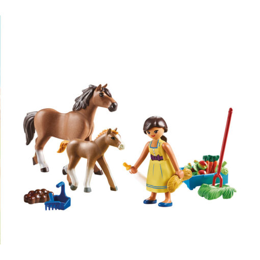 Playmobil Η Πρου με άλογο και πουλάρι (70122)