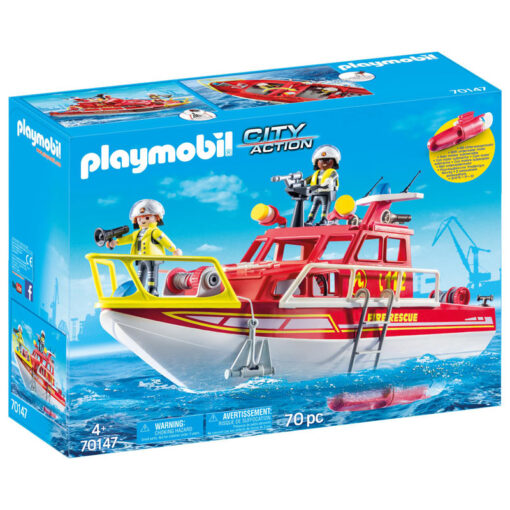 Playmobil Πυροσβεστικό Σκάφος Διάσωσης  (70147)