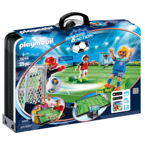 Playmobil Γήπεδο ποδοσφαίρου-Βαλιτσάκι (70244)