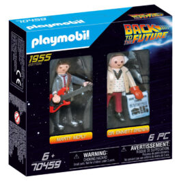 Playmobil Back to the Future Μάρτι Μακ Φλάι και καθηγητής Έμετ Μπράουν (70459)