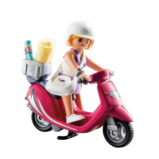 Playmobil Κοπέλα με σκούτερ (9084)