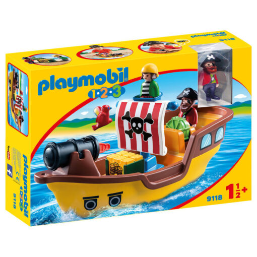 Playmobil Πειρατικό καράβι 1.2.3 (9118)