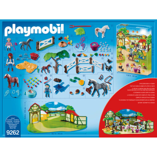 Playmobil Χριστουγεννιάτικο Ημερολόγιο - Ιππικός Όμιλος (9262)