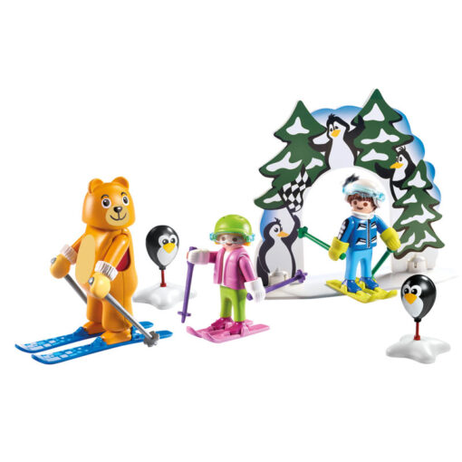 Playmobil Εκπαιδευτής σκι με παιδάκια (9282)
