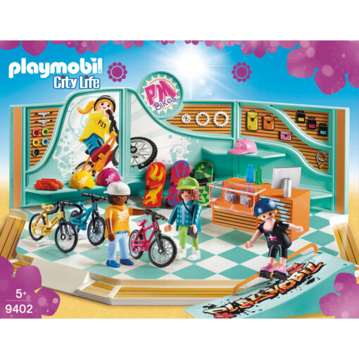 Playmobil Κατάστημα ποδηλάτων και skate (9402)