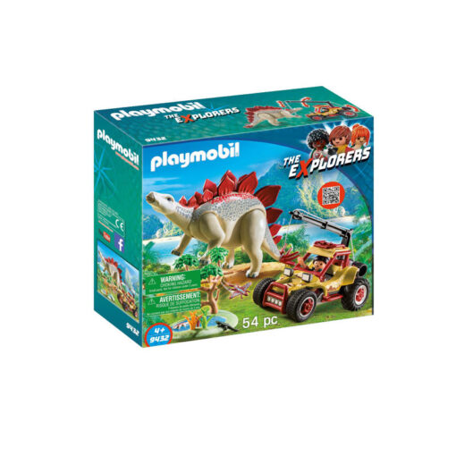 Playmobil Εξερευνητικό όχημα και Στεγόσαυρος (9432)