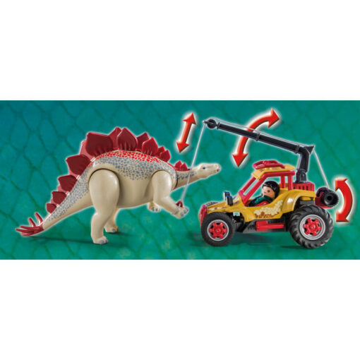 Playmobil Εξερευνητικό όχημα και Στεγόσαυρος (9432)