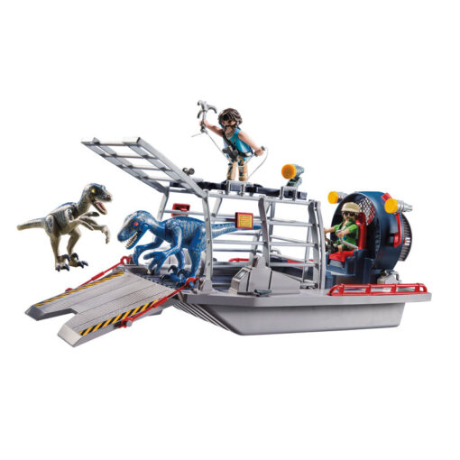 Playmobil Ταχύπλοο λαθροκυνηγών με κλουβί δεινοσαύρων (9433)