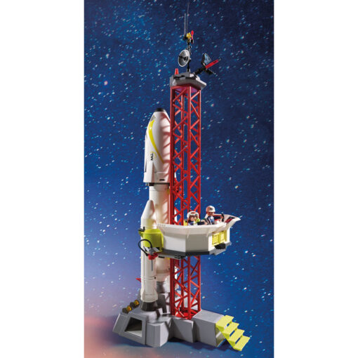 Playmobil Πύραυλος διαστημικής αποστολής με σταθμό εκτόξευσης (9488)