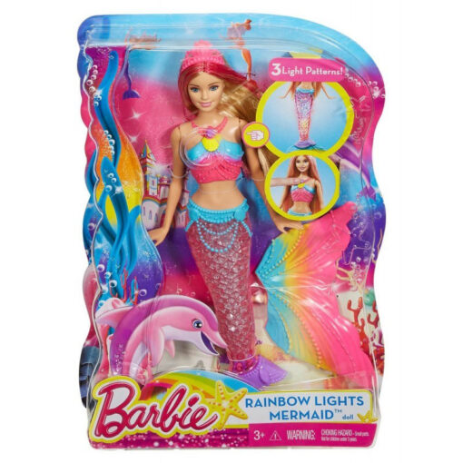 Mattel Barbie Γοργόνα - Φωτεινή Ουρά (DHC40)