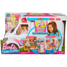 Mattel Barbie Κινητό Ιατρείο – Ασθενοφόρο (FRM19)