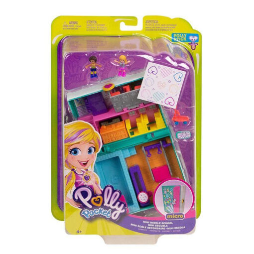 Mattel Polly Pocket Ο Κόσμος Της Polly Σετάκια - Σχολείο (FRY35-GFM48)