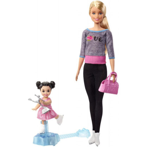 Mattel Barbie Σετ Επαγγέλματα Δασκάλα Αθλημάτων - Σκέιτερ (FXP38)