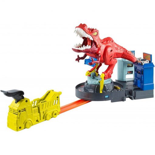 Mattel Hot Wheels Δεινοσαυρος Τ-Ρεξ Με Ηχους- Σετ Παιχνιδιου (GFH88)