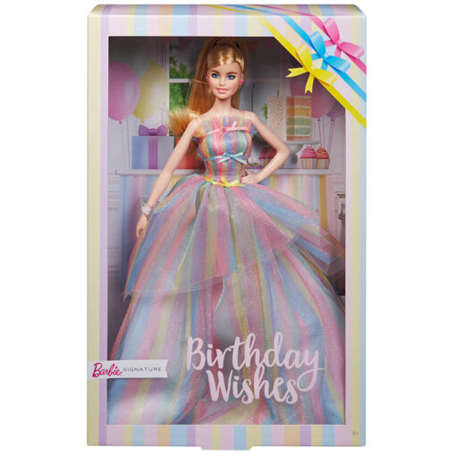 Mattel Barbie Birthday Wishes Χαρούμενα Γενέθλια Συλλεκτική Κούκλα (GHT42)