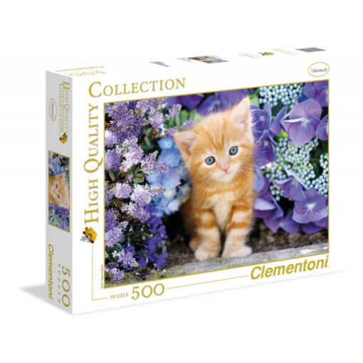 Clementoni Παζλ 500 Τεμάχια High Quality Collection Ginger Cat With Blue Eyes (1220-30415)
