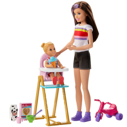 Mattel Barbie Babysitters - Ώρα Για Φαγητό (GHV87)