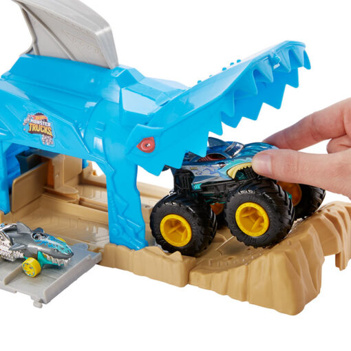 Mattel Hot Wheels Monster Trucks Σετ Παιχνιδιού Εκτοξευτές (GKY01-GKY03)