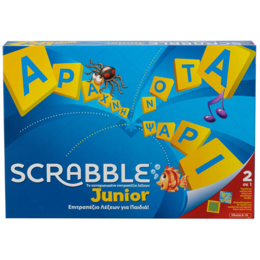 Mattel Επιτραπέζιο Scrabble Junior (Y9672)