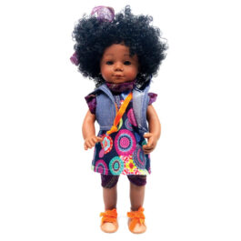 D’Nenes Κούκλα Βινυλίου Αφροαμερικανή 34 Εκ. (022012)