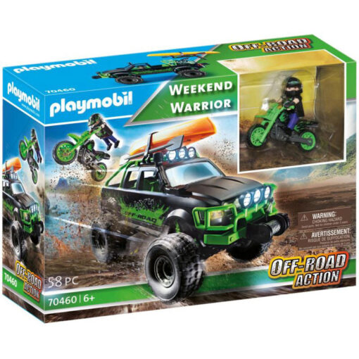 Playmobil Αγωνιστικό Αυτοκίνητο Και Μηχανή Ανωμάλου Εδάφους (70460)