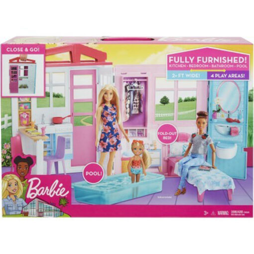 Barbie Νέο Σπιτάκι - Βαλιτσάκι (FXG54)