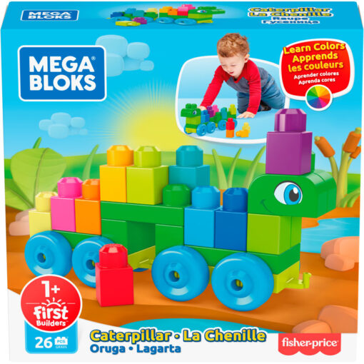 Mattel Mega Bloks - Κάμπια Με Τουβλάκια (GRX05)