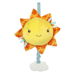 Clementoni Baby Soft Sun Βρεφικό Μουσικό Χνουδωτό Κρεμαστό Ήλιος (1000-17270)