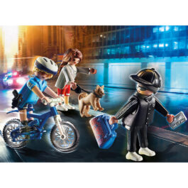 Playmobil Αστυνομικός Με Ποδήλατο Και Πορτοφολάς (70573)