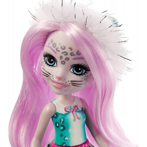 Mattel Enchantimals Κούκλα Και Ζωάκι Sybill Snow Leopard And Flake (FNH22-GJX42)